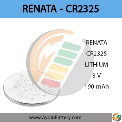 باتری لیتیومی سکه ای رناتا RENATA – CR2325