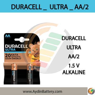 باتری قلمی آلکالاین DURACELL- AA2 ULTRA