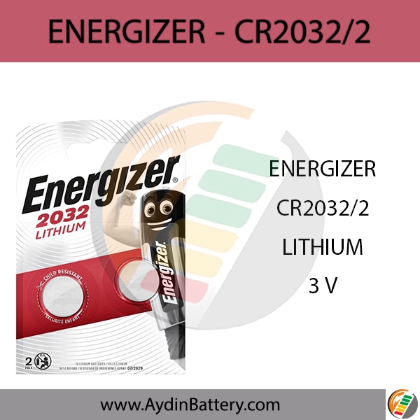 باتری سکه ای لیتیومی انرجایزر ENERGIZER-CR2032 B2