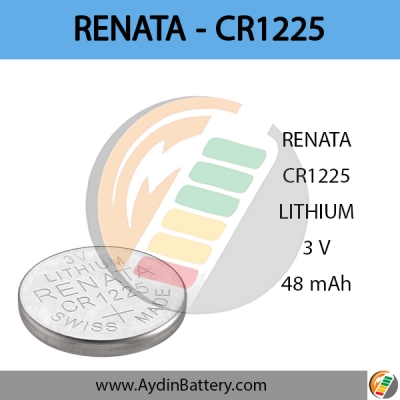 باتری لیتیومی سکه ای رناتا RENATA – CR1225