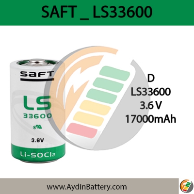 باتری لیتیومی سافت SAFT-LSH 33600