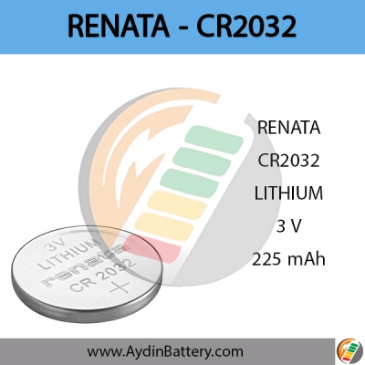 باتری لیتیومی سکه ای رناتا RENATA – CR2032